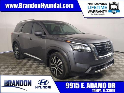 Gun Metallic 2024 Nissan Pathfinder Platinum 4WD