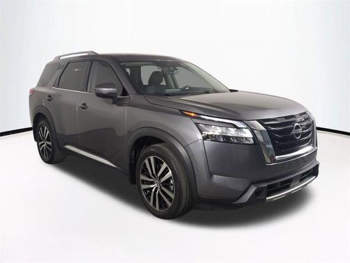 Gun Metallic 2024 Nissan Pathfinder Platinum 4WD