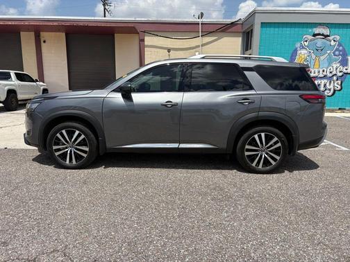 Gun Metallic 2024 Nissan Pathfinder Platinum 4WD