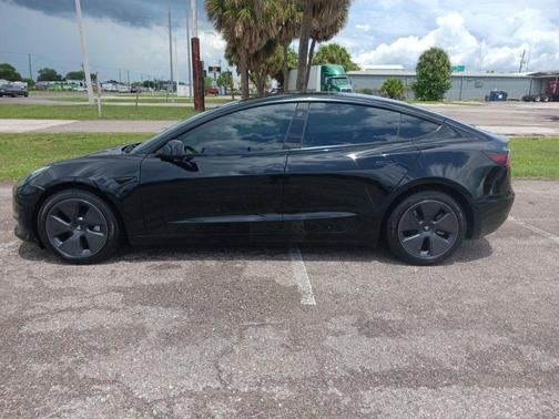 Solid Black 2023 Tesla Model 3 Long Range