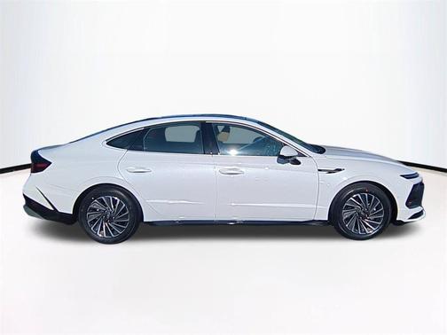 Serenity White 2026 Hyundai SONATA Hybrid Limited