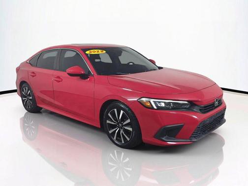 Rallye Red 2022 Honda Civic EX