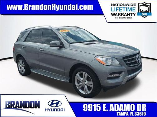 Palladium Silver 2015 Mercedes-Benz M-Class ML 350