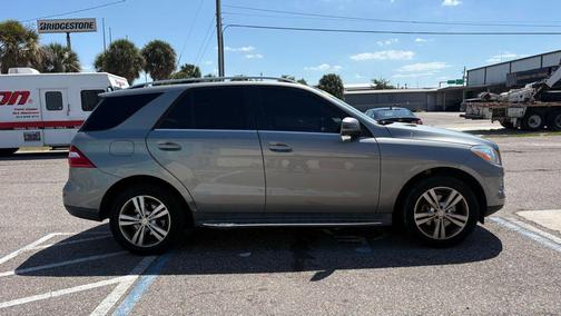Palladium Silver 2015 Mercedes-Benz M-Class ML 350