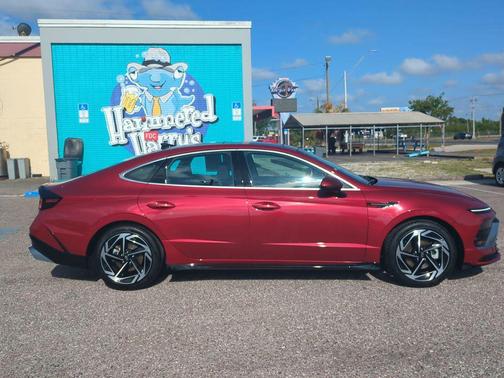 Ultimate red 2024 Hyundai SONATA SEL