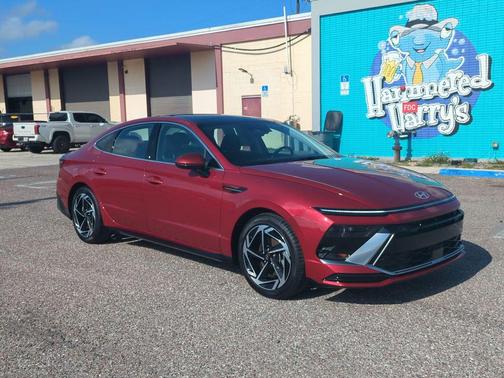 Ultimate red 2024 Hyundai SONATA SEL