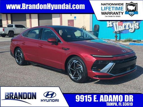 Ultimate red 2024 Hyundai SONATA SEL