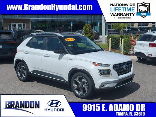 Lunar White 2023 Hyundai VENUE Limited