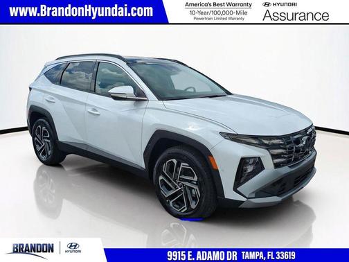 White Pearl 2026 Hyundai TUCSON Hybrid Limited