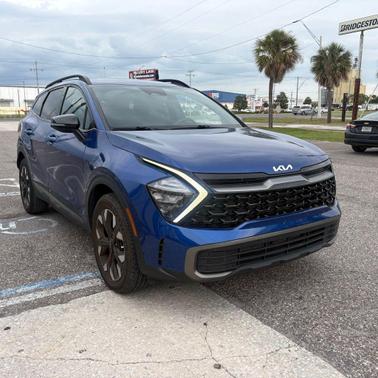 Sapphire Blue 2023 Kia Sportage X-Line