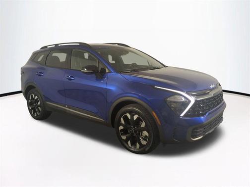 Sapphire Blue 2023 Kia Sportage X-Line