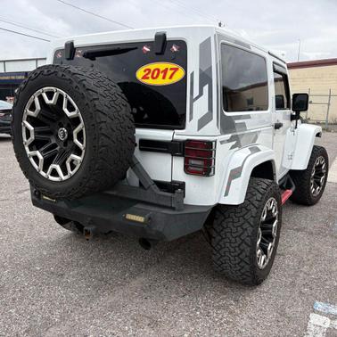 Bright White Clearcoat 2017 Jeep Wrangler Winter 4x4