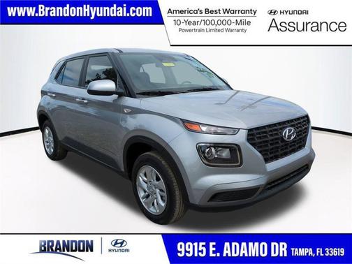 Shimmering Silver 2026 Hyundai VENUE SE SUV
