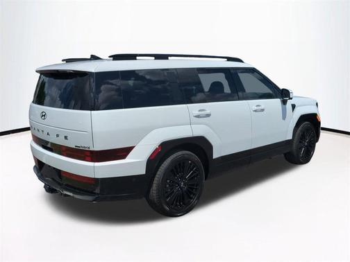 Serenity White 2026 Hyundai SANTA FE HEV Calligraphy