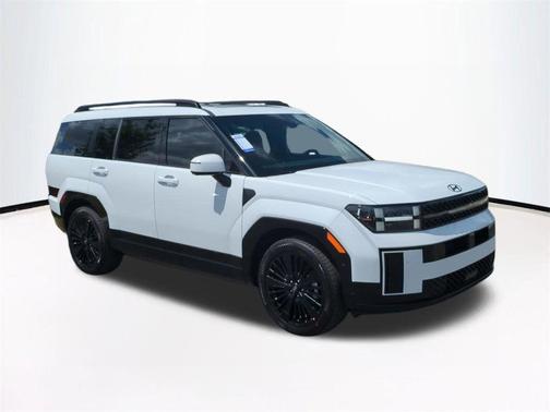 Serenity White 2026 Hyundai SANTA FE HEV Calligraphy