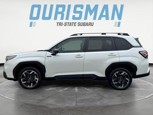 Crystal White Pearl 2025 Subaru Forester Hybrid Limited