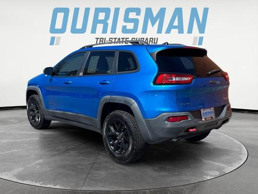 Hydro Blue Pearlcoat 2017 Jeep Cherokee Trailhawk