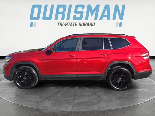 Aurora Red Metallic 2023 Volkswagen Atlas 3.6L SE w/Technology