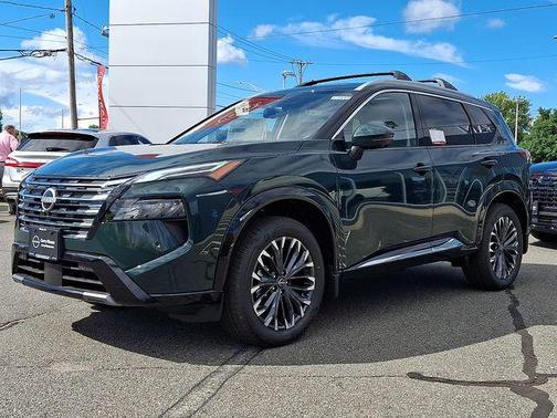 Obsidian Green 2026 Nissan Rogue Platinum