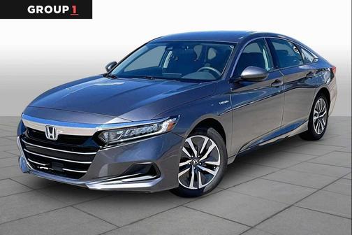 Modern Steel Metallic 2021 Honda Accord Hybrid Base