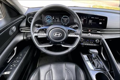 Black 2025 Hyundai ELANTRA HEV Limited
