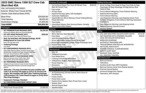 2023 GMC Sierra 1500 SLT