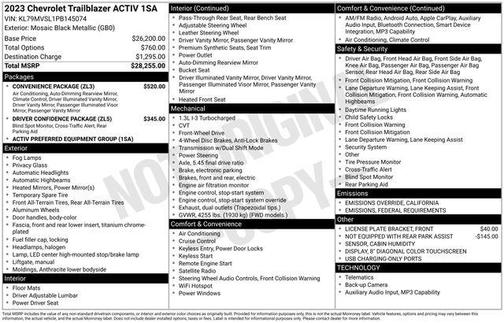 2023 Chevrolet Trailblazer ACTIV
