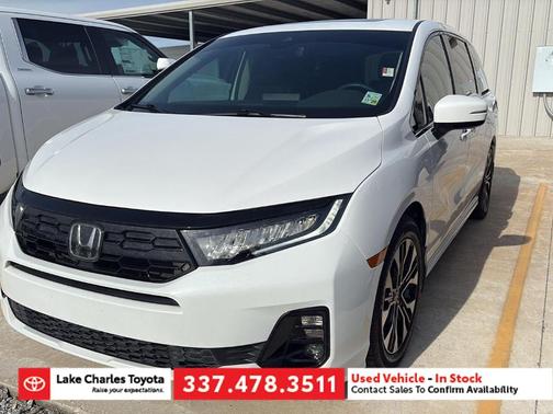 Platinum White Pearl 2025 Honda Odyssey Elite