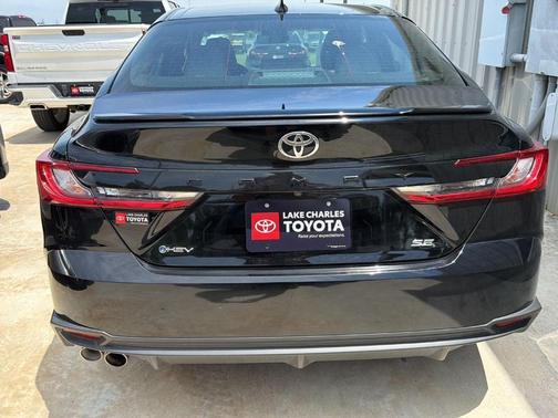 Midnight Black Metallic 2025 Toyota Camry SE