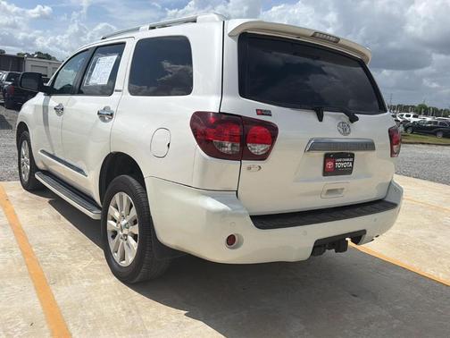 Blizzard Pearl 2018 Toyota Sequoia Platinum