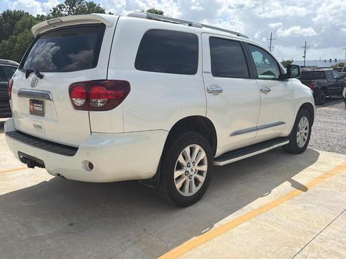 Blizzard Pearl 2018 Toyota Sequoia Platinum