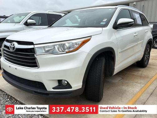 Blizzard Pearl 2016 Toyota Highlander XLE
