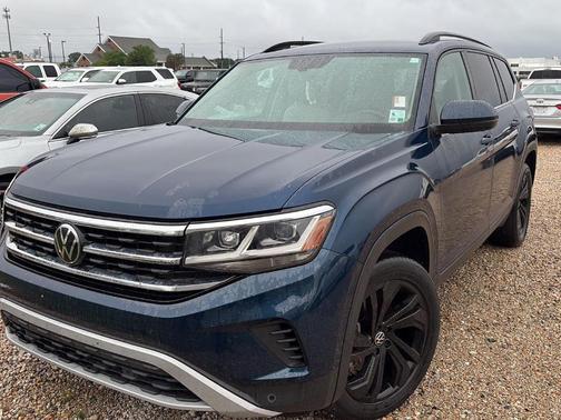Tourmaline Blue Metallic 2023 Volkswagen Atlas 3.6L SE w/Technology