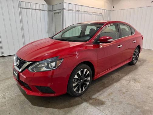 Red 2019 Nissan Sentra SR