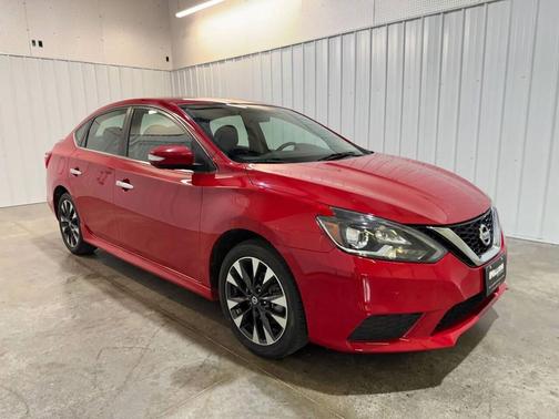 Red 2019 Nissan Sentra SR