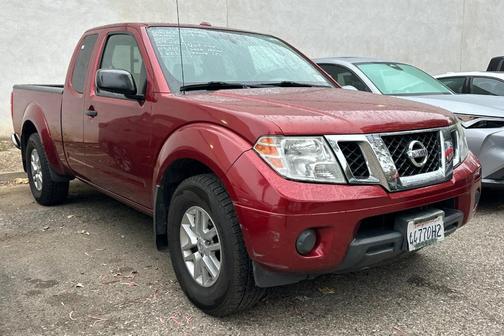 Red 2017 Nissan Frontier SV