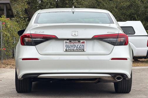 Platinum White Pearl 2024 Honda Civic Sport