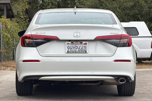 Platinum White Pearl 2024 Honda Civic Sport