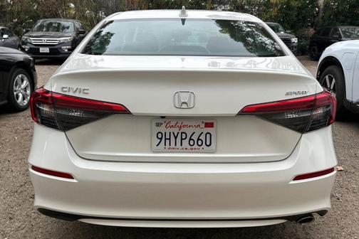 Platinum White Pearl 2024 Honda Civic Sport