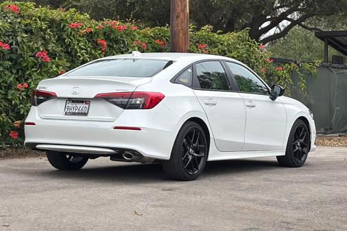 Platinum White Pearl 2024 Honda Civic Sport