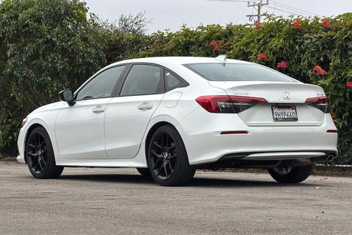 Platinum White Pearl 2024 Honda Civic Sport