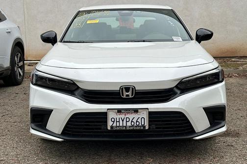 Platinum White Pearl 2024 Honda Civic Sport