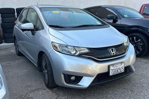 Alabaster Silver Metallic 2015 Honda Fit EX
