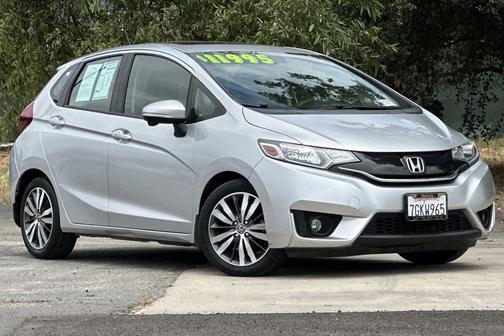 Alabaster Silver Metallic 2015 Honda Fit EX