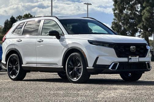 Platinum White Pearl 2026 Honda CR-V Hybrid Sport Touring