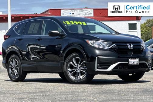 Crystal Black Pearl 2022 Honda CR-V EX