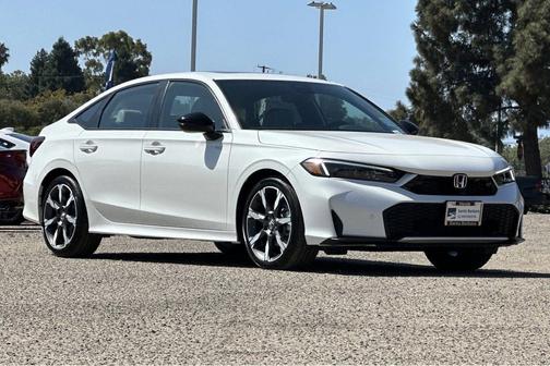 White 2026 Honda Civic Hybrid