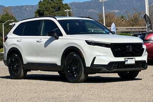 Platinum White Pearl 2026 Honda CR-V Hybrid Sport-L