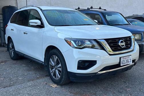Glacier White 2020 Nissan Pathfinder S
