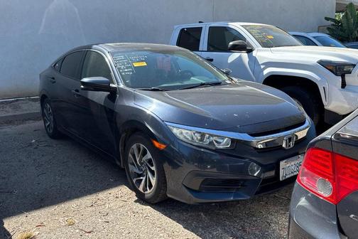 Modern Steel Metallic 2016 Honda Civic EX